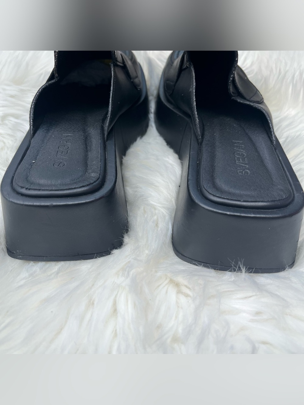 Svegan Tempera Vegan Leather Mule Loafers - Picture 9 of 11